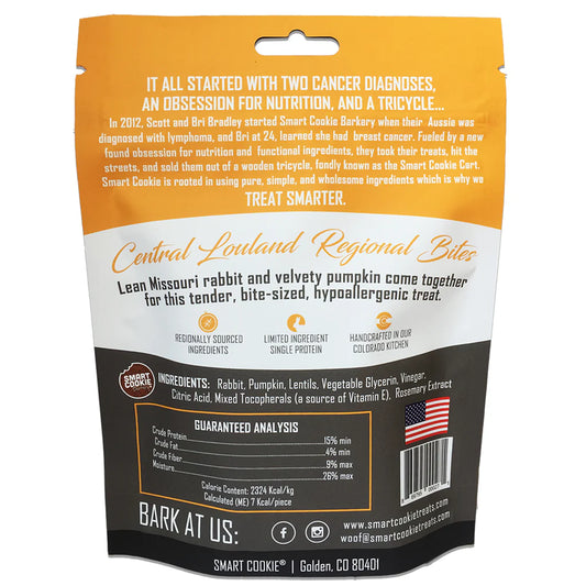 Rabbit & Pumpkin Grain Free Treats for Sensitive Stomachs & Allergies