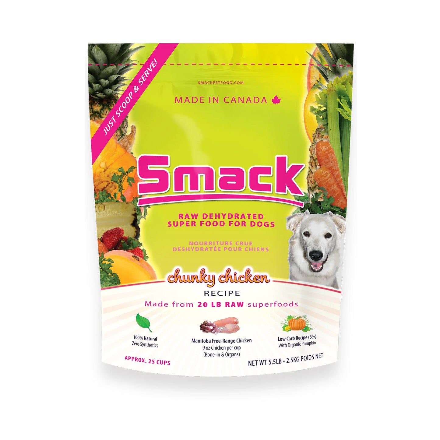 Smack Chunky Chicken Dog Food